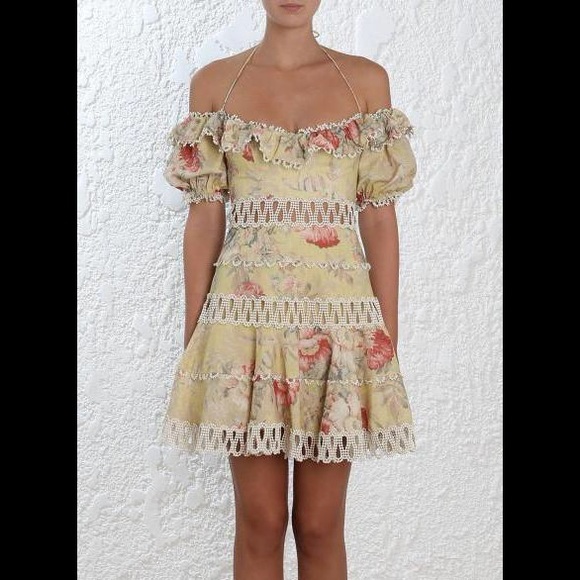 Zimmermann Dresses & Skirts - ZIMMWEMANN // Melody Off Shoulder Dress